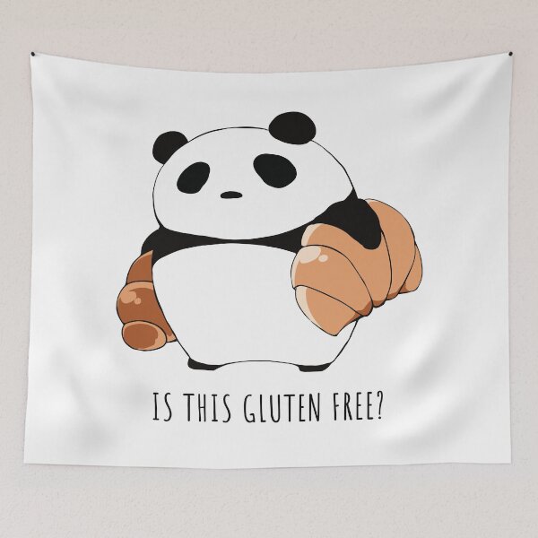 Item preview, Gluten Intolerant Panda designed and sold by chillaxcats.