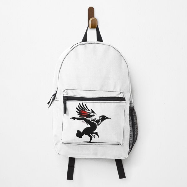Item preview, Elegant Equilibrium - Yoga Crow Pose with Crow Silhouette designed and sold by figouraArtstic.