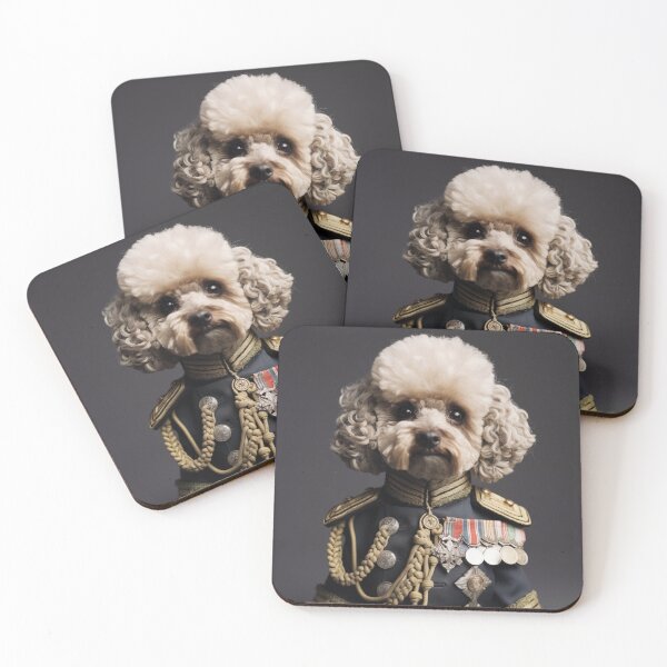 Item preview, Military General Toy Poodle designed and sold by Samuelsboro.