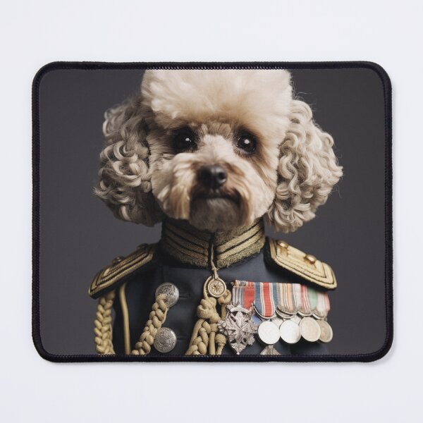 Item preview, Military General Toy Poodle designed and sold by Samuelsboro.