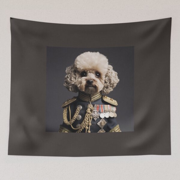 Item preview, Military General Toy Poodle designed and sold by Samuelsboro.