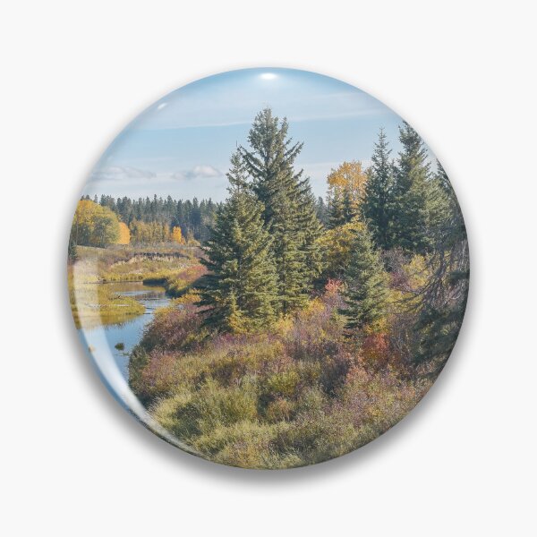 Item preview, River Through Autumn Forest in Alberta, Canada designed and sold by Amy Mitchell.