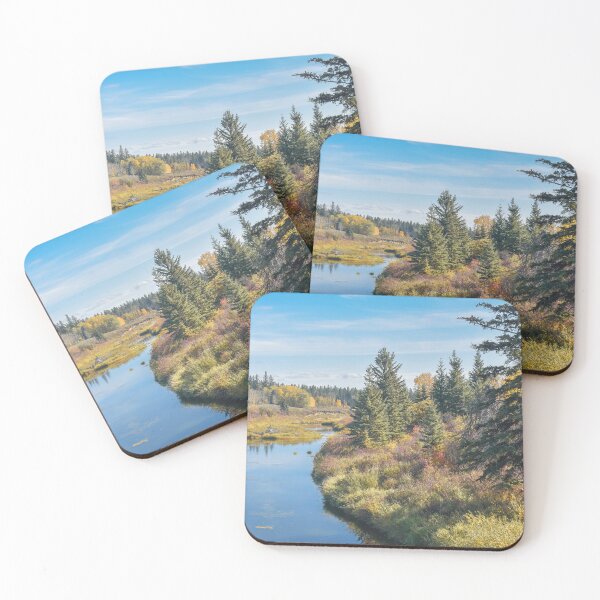 Item preview, River Through Autumn Forest in Alberta, Canada designed and sold by Amy Mitchell.