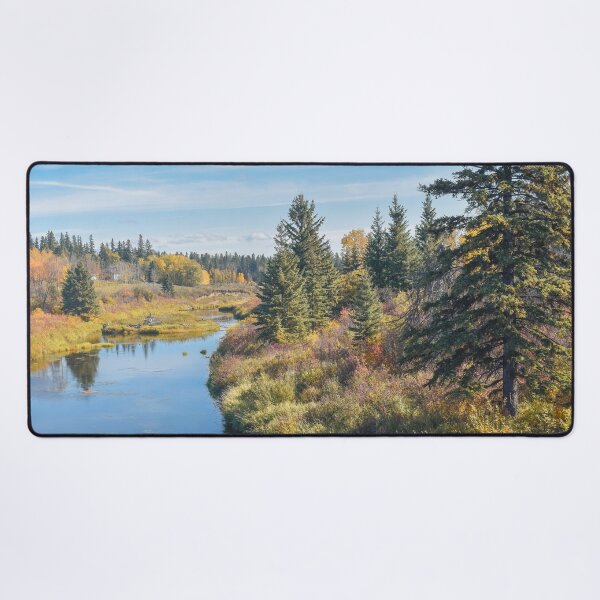 Item preview, River Through Autumn Forest in Alberta, Canada designed and sold by Amy Mitchell.