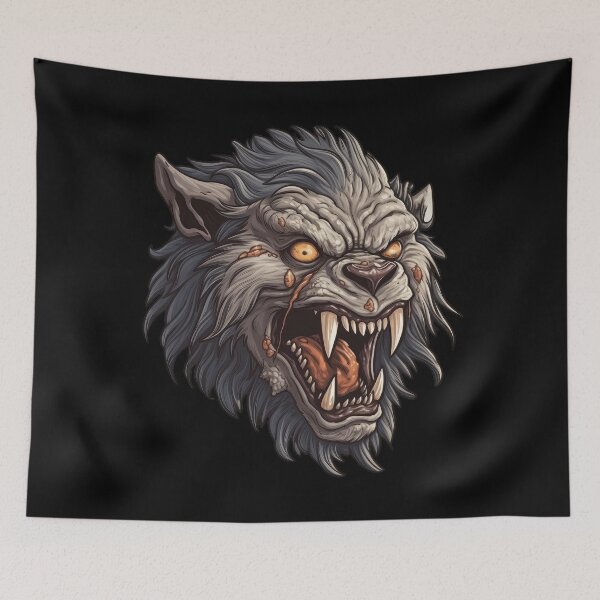 Item preview, A scary Halloween Werewolf designed and sold by Good Candy.