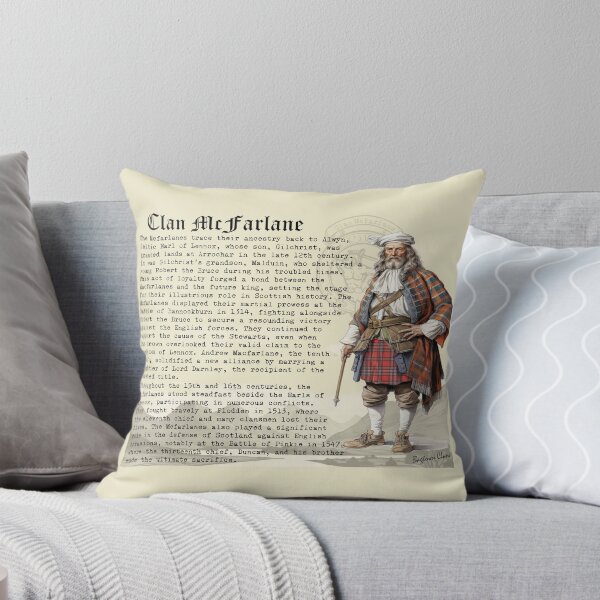 Item preview, McFarlane Scottish Clan History  designed and sold by BagTown Clans.