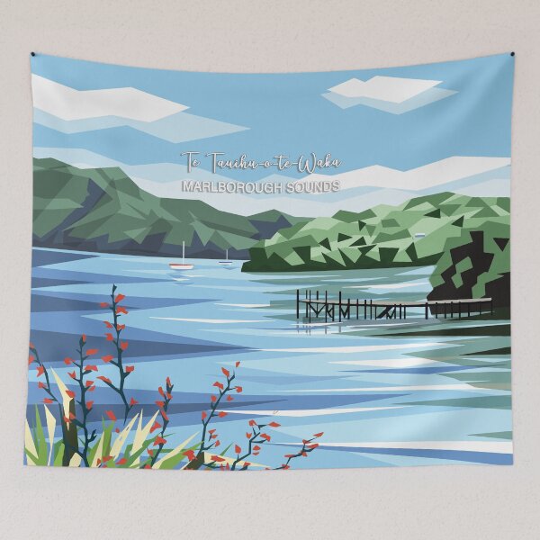 Item preview, Te Tauihu-o-te-Waka Marlborough Sounds, Aotearoa, NZ designed and sold by Ira Mitchell.