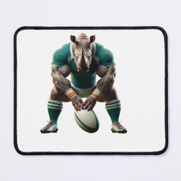 Item preview, Rhino Rugby Player designed and sold by SpendieSellers.