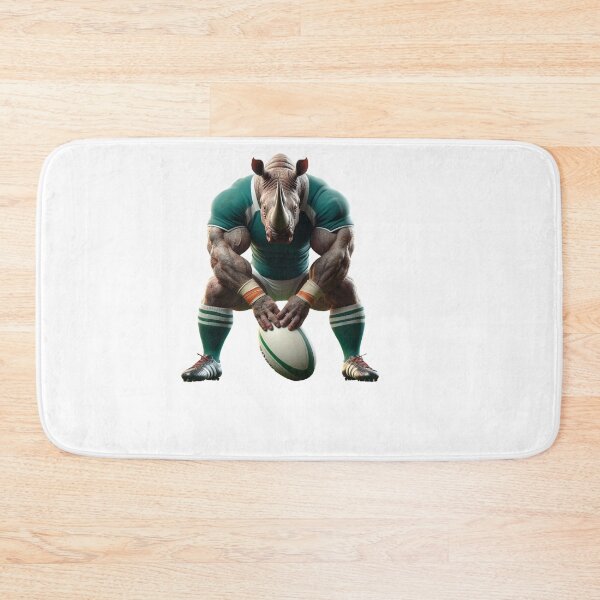 Item preview, Rhino Rugby Player designed and sold by SpendieSellers.