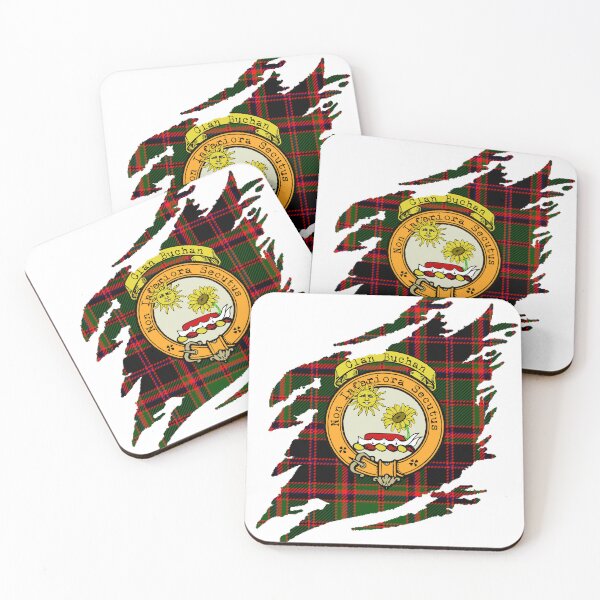 Item preview, Buchan Clan Crest Scottish Surname Tartan designed and sold by BagTown Clans.