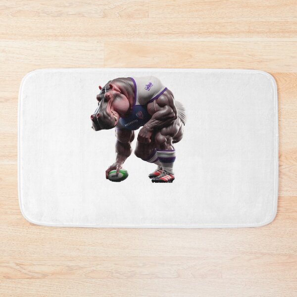 Item preview, Hippo Rugby Player designed and sold by SpendieSellers.