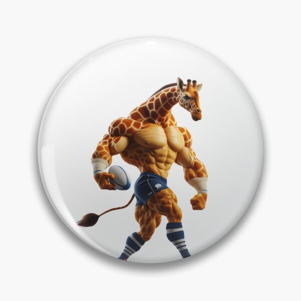 Item preview, Giraffe Rugby Player designed and sold by SpendieSellers.