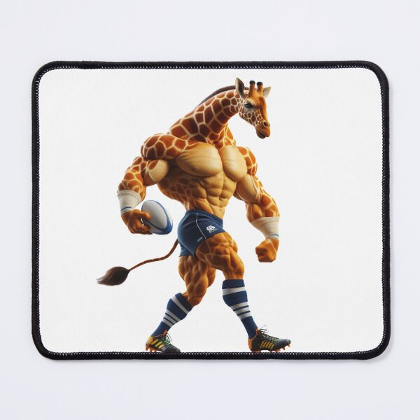 Item preview, Giraffe Rugby Player designed and sold by SpendieSellers.