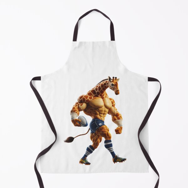 Item preview, Giraffe Rugby Player designed and sold by SpendieSellers.