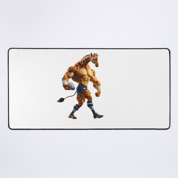 Item preview, Giraffe Rugby Player designed and sold by SpendieSellers.