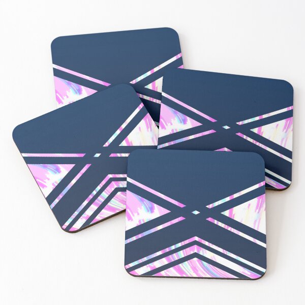Item preview, Estampa colorida com azul e rosa designed and sold by TMZartes.