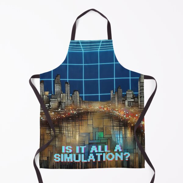 Item preview, Do We Live in a Simulation? - Digital City designed and sold by HausKatz.
