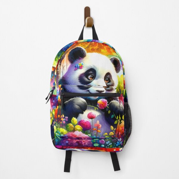 Item preview, Rainbow Panda Paradise Artwork designed and sold by inkArtistryfine.