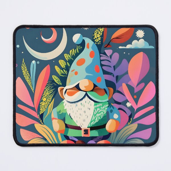 Item preview, Colorful Gnome: Chromatic Pastel Fantasy Forest designed and sold by DragonRealms.