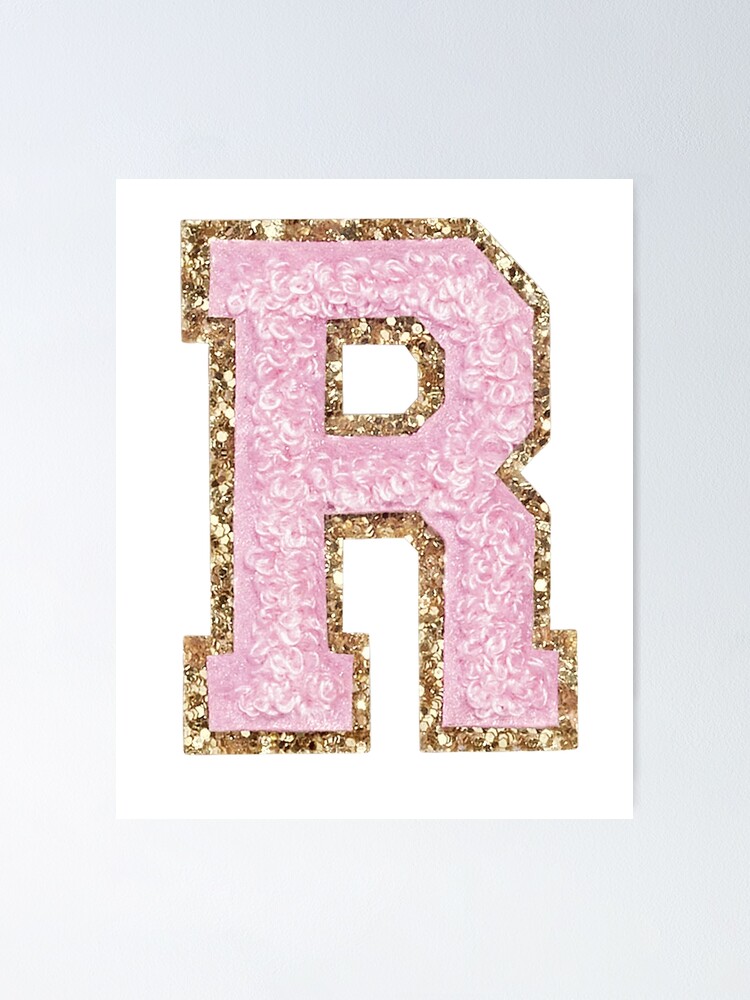 Thumbnail 1 of 3, Poster, Light Pink R Patch designed and sold by Dylan0321.