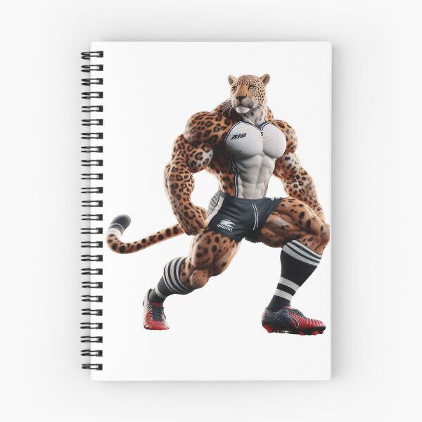 Item preview, Leopard Rugby Player designed and sold by SpendieSellers.