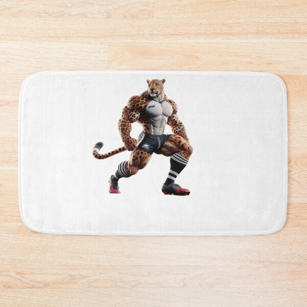 Item preview, Leopard Rugby Player designed and sold by SpendieSellers.