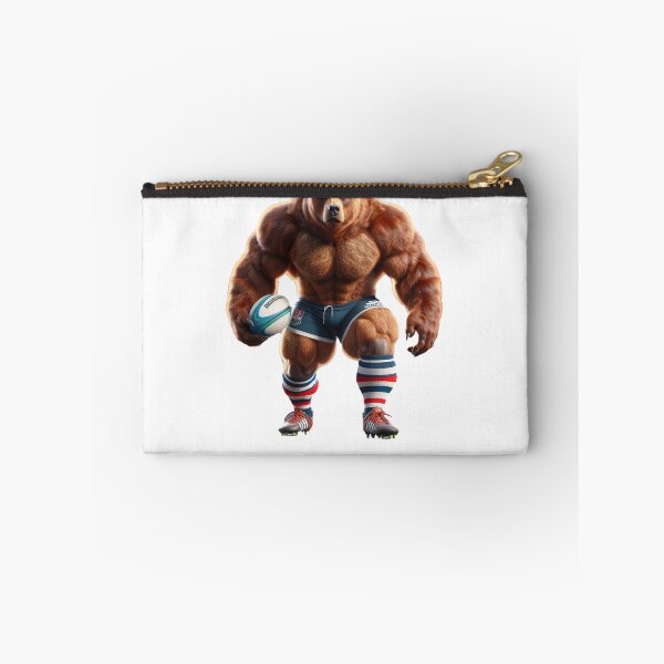 Item preview, Bear Rugby Player designed and sold by SpendieSellers.