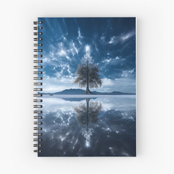 Item preview, Beautiful reflective tree landscape print designed and sold by dcrc.