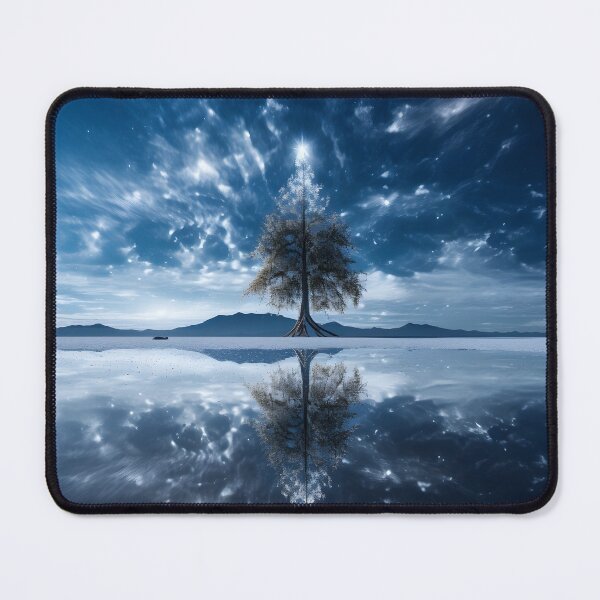 Item preview, Beautiful reflective tree landscape print designed and sold by dcrc.