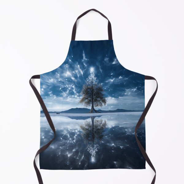 Item preview, Beautiful reflective tree landscape print designed and sold by dcrc.