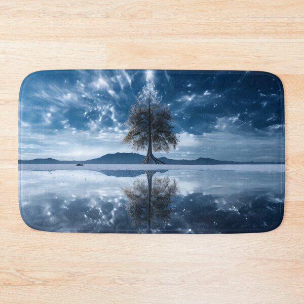 Item preview, Beautiful reflective tree landscape print designed and sold by dcrc.