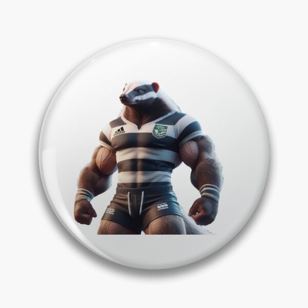 Item preview, Honeybadger Rugby Player designed and sold by SpendieSellers.