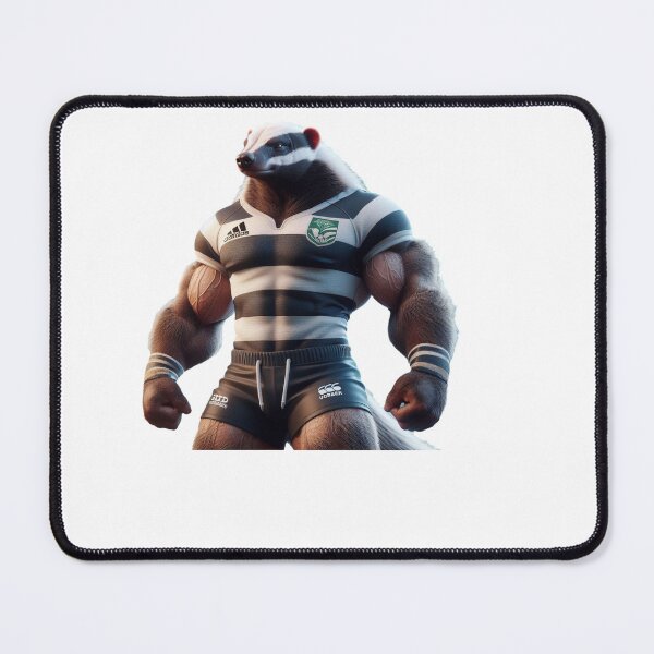Item preview, Honeybadger Rugby Player designed and sold by SpendieSellers.