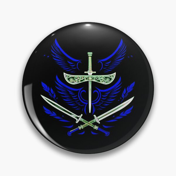 Item preview, Sword Wings Blue designed and sold by ephemerandom.