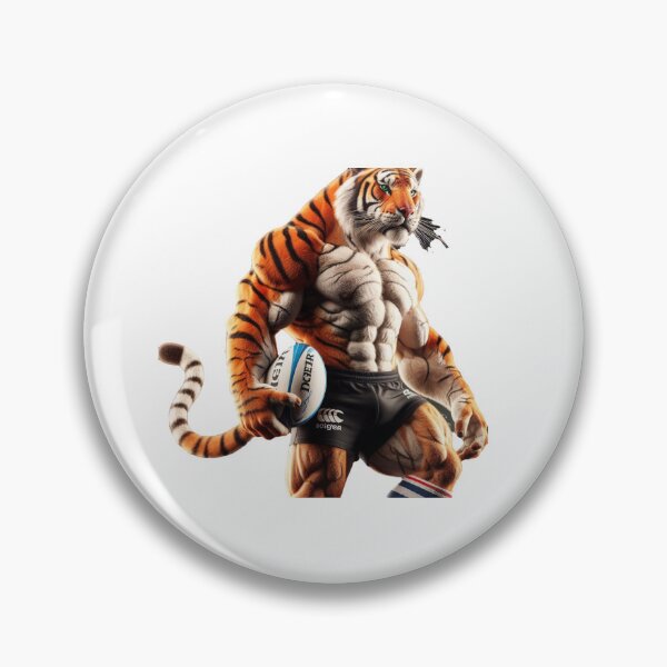 Item preview, Tiger Rugby Player designed and sold by SpendieSellers.