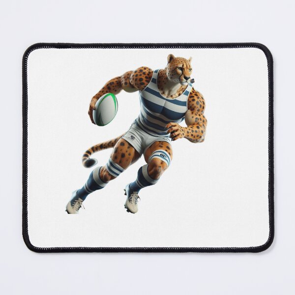 Item preview, Cheetah Rugby Player designed and sold by SpendieSellers.