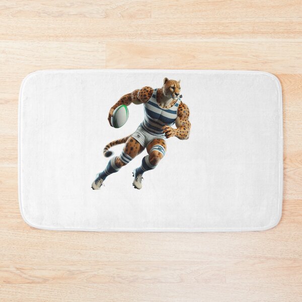 Item preview, Cheetah Rugby Player designed and sold by SpendieSellers.