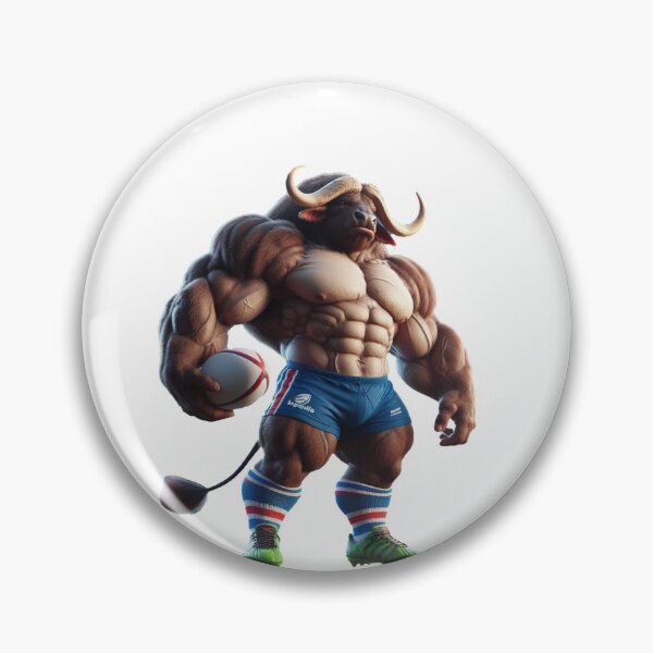 Item preview, Buffalo Rugby Player designed and sold by SpendieSellers.