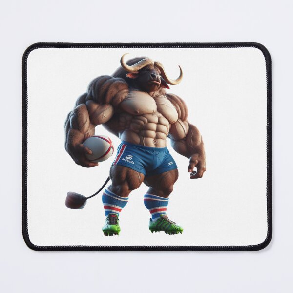 Item preview, Buffalo Rugby Player designed and sold by SpendieSellers.