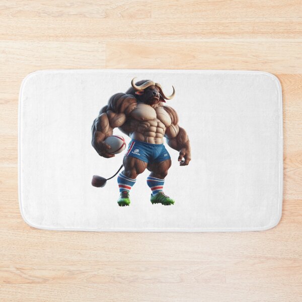 Item preview, Buffalo Rugby Player designed and sold by SpendieSellers.