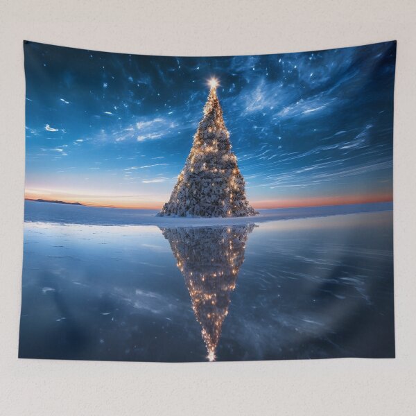 Item preview, beautiful reflective tree landscape print designed and sold by dcrc.