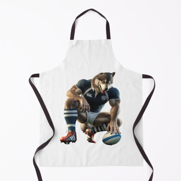 Item preview, Wolf Rugby Player designed and sold by SpendieSellers.