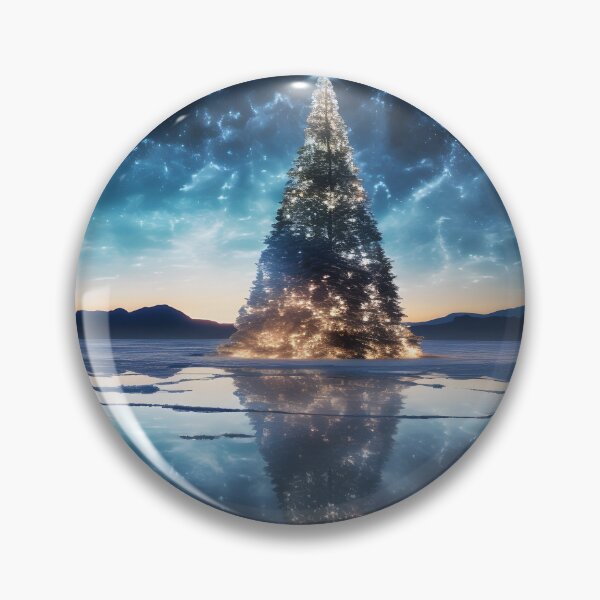 Item preview, beautiful reflective tree landscape print designed and sold by dcrc.