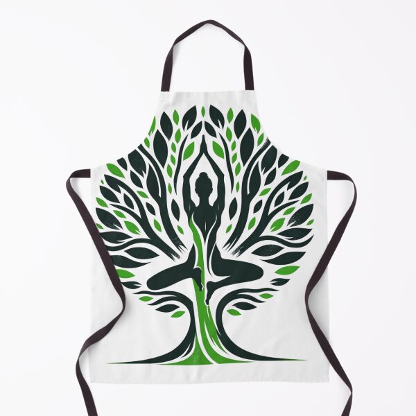 Item preview, Nature's Balance - Yoga Tree Pose with Realistic Tree Form designed and sold by figouraArtstic.