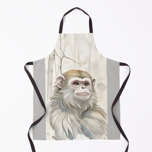 Item preview, Portrait of Snow Monkey in Winter designed and sold by TheCurators.