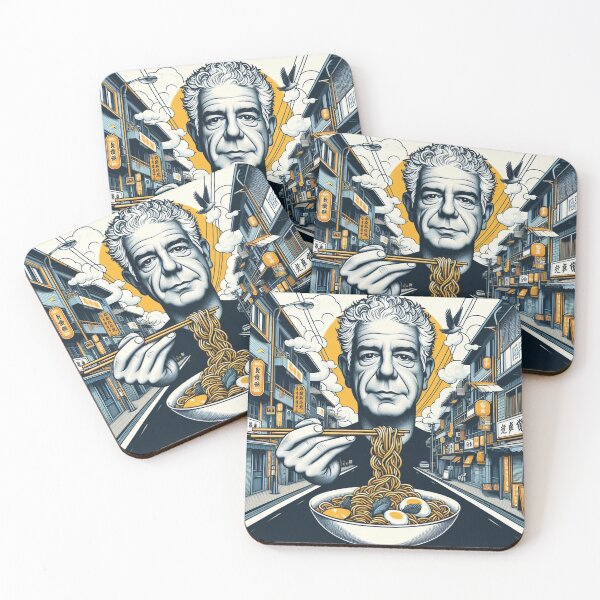 Item preview, bourdain woodcut designed and sold by Fluffy Mackeral.