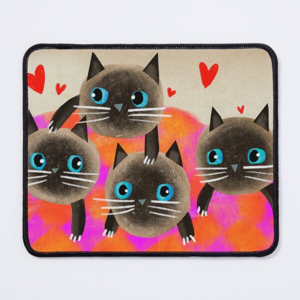 Item preview, Siamese kittens bundle of love  designed and sold by tascha-doodles.