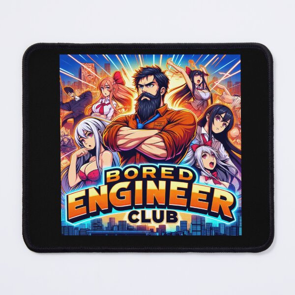Item preview, Bored Engineer Club Anime - Best Selling designed and sold by Aditya Bhole.