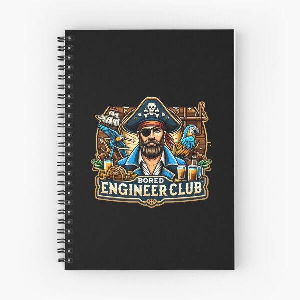 Item preview, Bored Engineer Club Pirate - Best Selling designed and sold by Aditya Bhole.