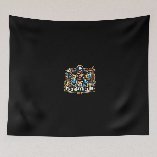 Item preview, Bored Engineer Club Pirate - Best Selling designed and sold by Aditya Bhole.